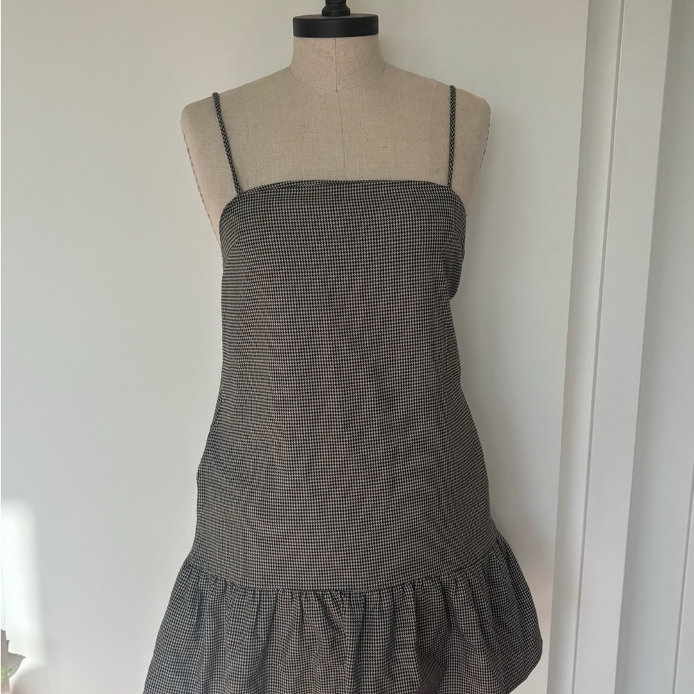 Maeve Black and White Mini Dress